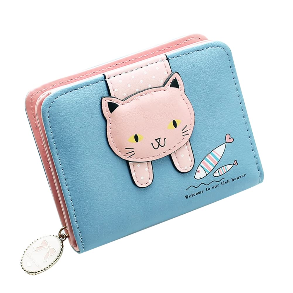 PALAY Small Wallets for Women,Wallet for Women Stylish Latest PU Leather Coins Zipper Pocket Purse for Girls with Rabbit-Shaped Metal Tassels Pendant Purse (Blue) PALAY Small Wallets for Women,Wallet for Women Stylish Latest PU Leather Coins Zipper Pocket Purse for Girls with Rabbit-Shaped Metal Tassels Pendant Purse (Blue)